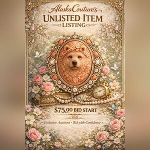 AlaskaCouture's 💛$75.00 Bid Start💛 Unlisted Item